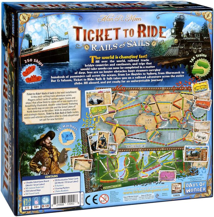 Настолна игра Ticket to Ride - Rails & Sails