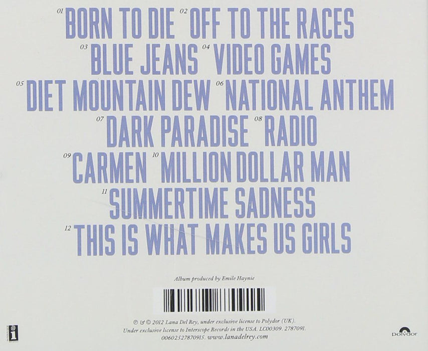Lana Del Rey - Born To Die (CD)