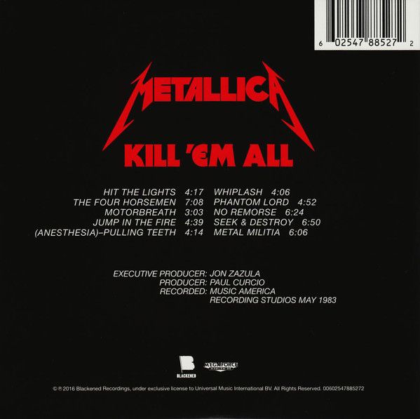 Metallica - Kill 'Em All (CD)