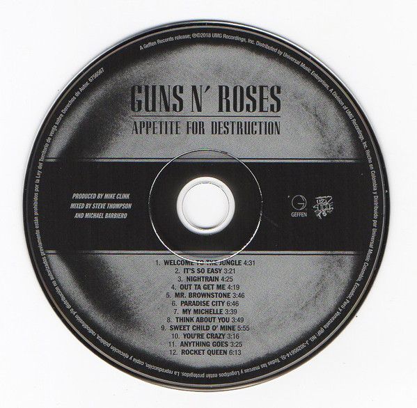 Guns N' Roses - Appetite For Destruction (CD)