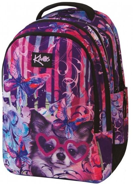 Ученическа раница Kaos 2 в 1- Crispy, с 4 отделения