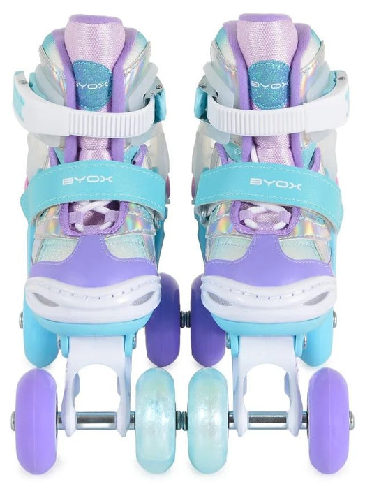 Детски регулируеми ролери Byox - Rolox, M (34-37), виолетови