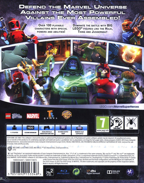 LEGO Marvel Super Heroes (PS4)