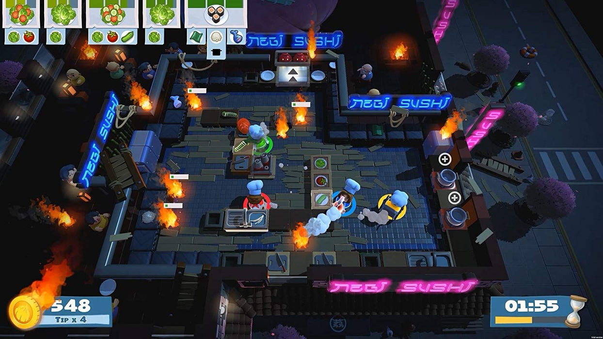 Overcooked! + Overcooked! 2 - Double Pack (PS4)