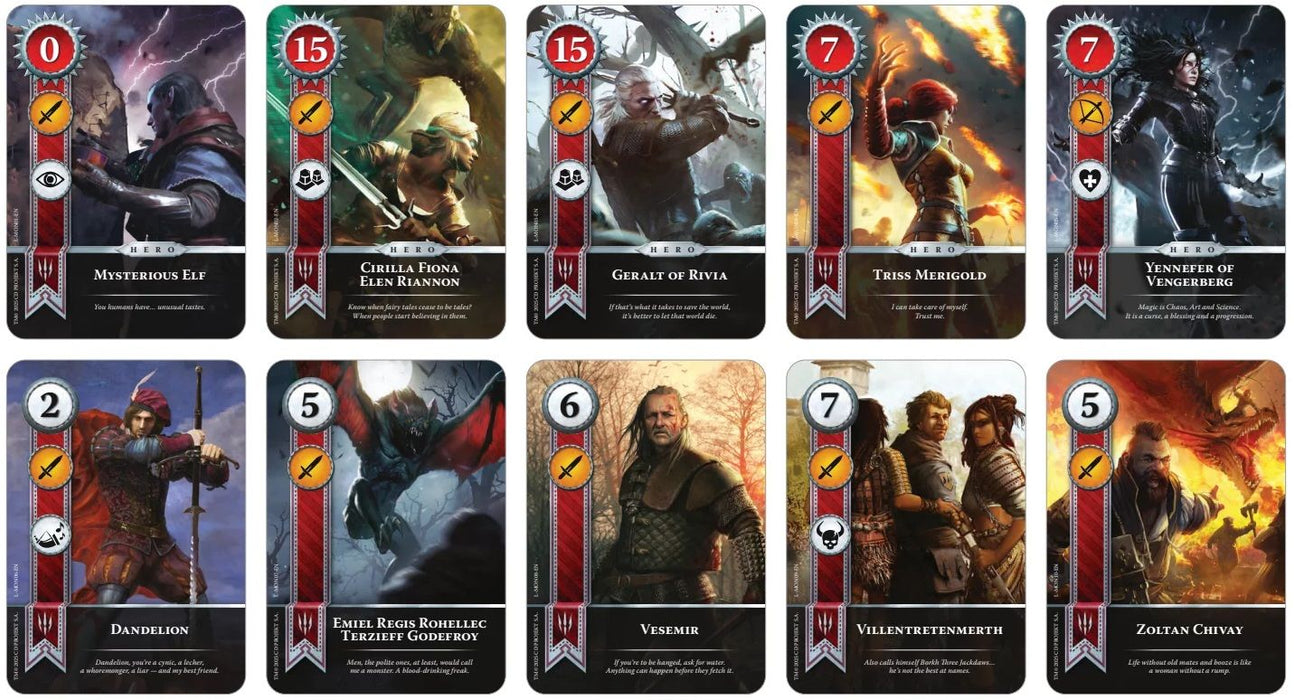 Карти за Gwent: The Legendary Card Game - Ballad Legendary Foil Cards Monsters