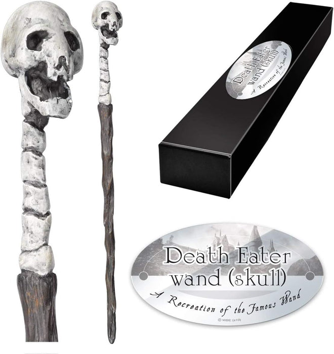 Магическа пръчка The Noble Collection Movies: Harry Potter - Death Eater Wand (Skull)