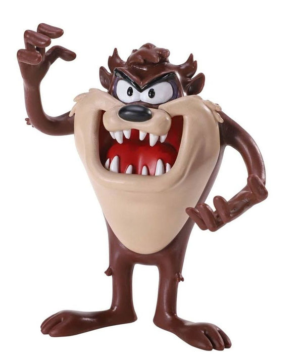 Екшън фигура The Noble Collection Animation: Looney Tunes - Taz (Bendyfigs), 9 cm