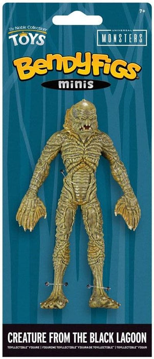 Екшън фигура The Noble Collection Horror: Universal Monsters - Creature from the Black Lagoon (Bendyfigs), 14 cm