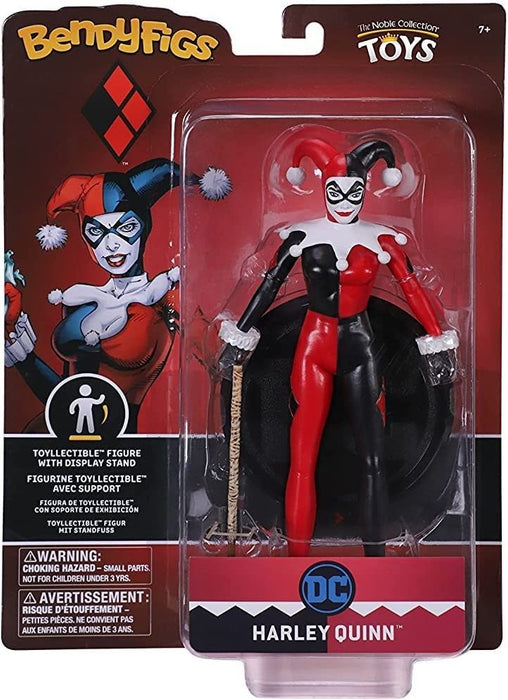 Екшън фигура The Noble Collection DC Comics: Batman - Harley Quinn (Bendyfigs), 18 cm