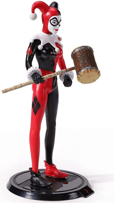 Екшън фигура The Noble Collection DC Comics: Batman - Harley Quinn (Bendyfigs), 18 cm