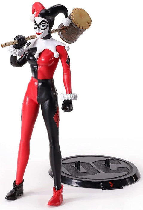 Екшън фигура The Noble Collection DC Comics: Batman - Harley Quinn (Bendyfigs), 18 cm