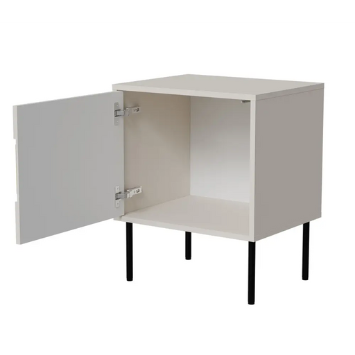 Нощно шкафче Cama 2 бр. INSERTO 50x40x61.5 кашмир + LED