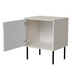 Нощно шкафче Cama 2 бр. INSERTO 50x40x61.5 кашмир + LED