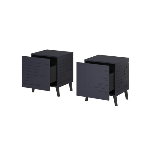 Нощно шкафче NOVA 44x40x52 тъмносин мат
