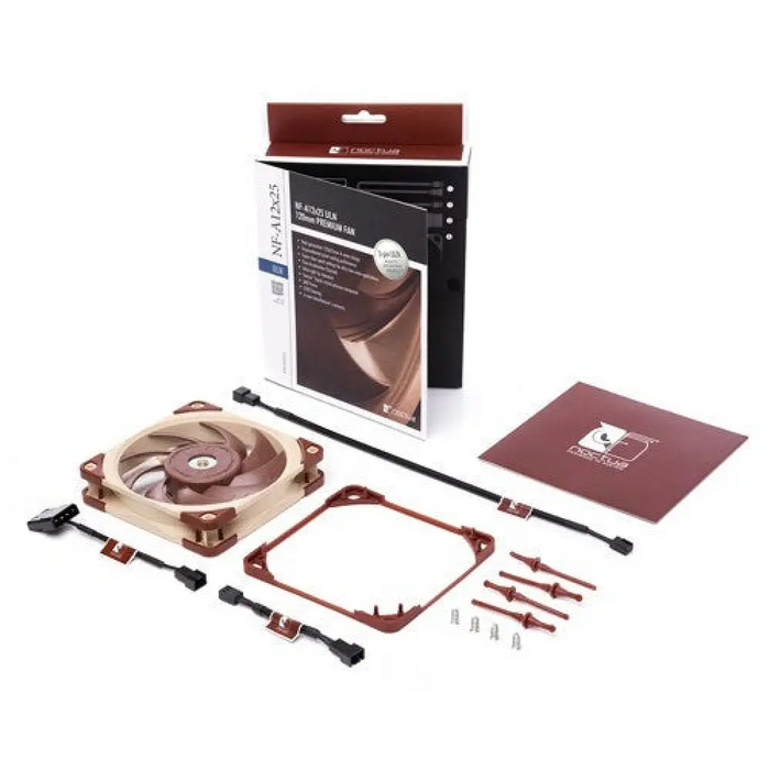 Noctua NF A12x25 ULN Компютърна кутия Fan 12 cm Beige Red