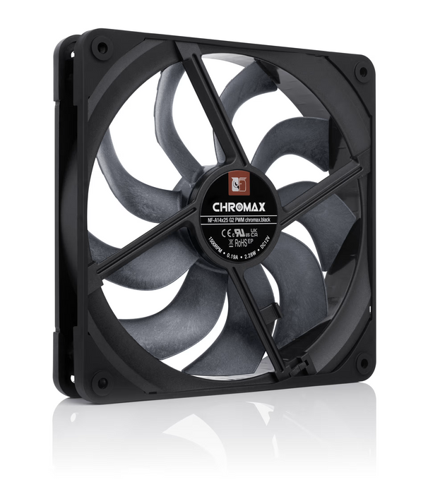 Вентилатор Noctua A14x25 G2 PWM chromax.black