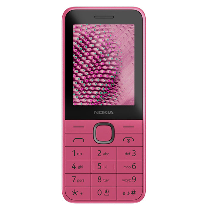 Мобилен телефон GSM NOKIA 225 4G 2025 DUAL PINK 2.40 ", ЗАДНА КАМЕРА 0.30 MPx