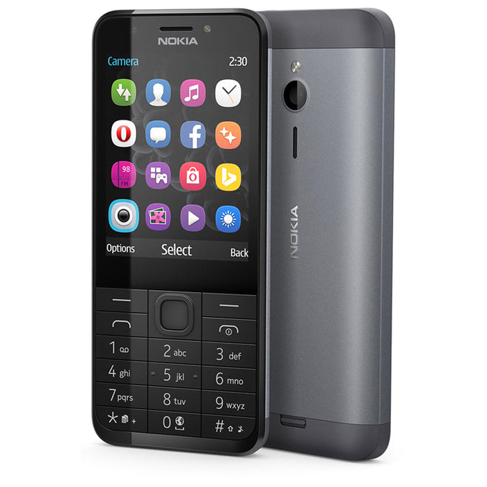 Мобилен телефон GSM NOKIA 230 2025 DUAL BLACK 2.80 ", ЗАДНА КАМЕРА 2.00 MPx