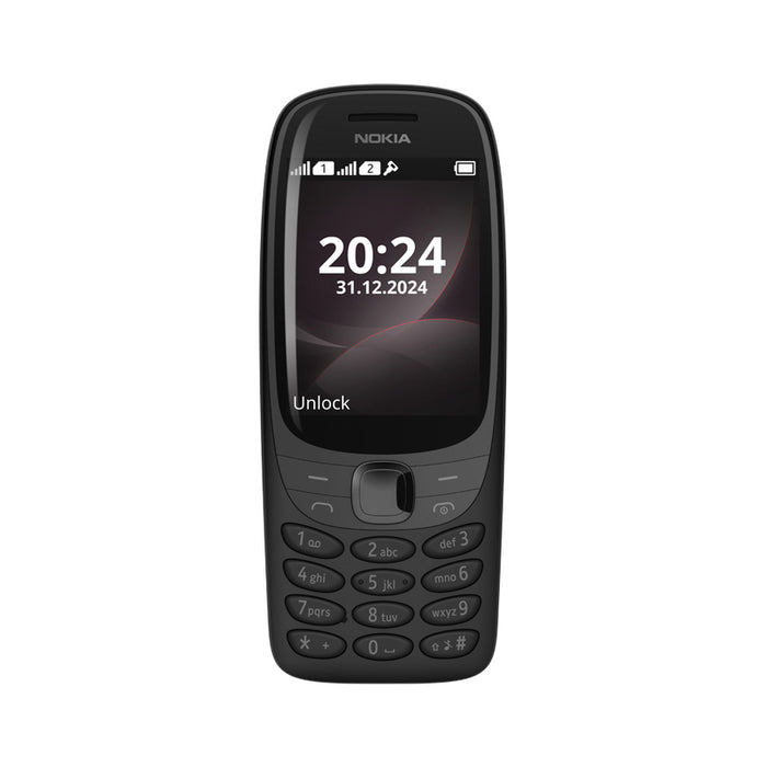 Мобилен телефон GSM NOKIA 6310 2025 DUAL BLACK 2.80 ", ЗАДНА КАМЕРА 0.30 MPx