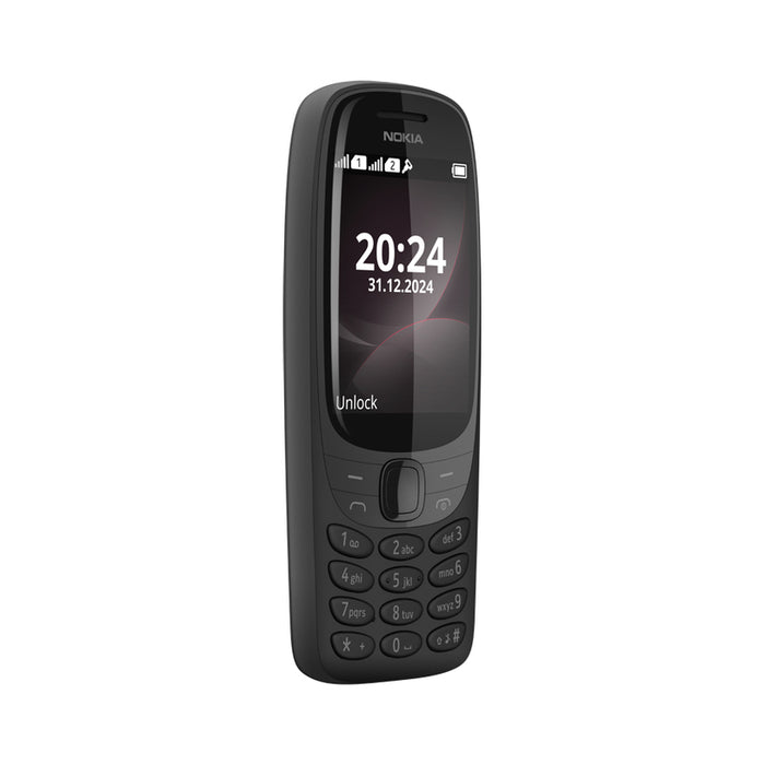 Мобилен телефон GSM NOKIA 6310 2025 DUAL BLACK 2.80 ", ЗАДНА КАМЕРА 0.30 MPx