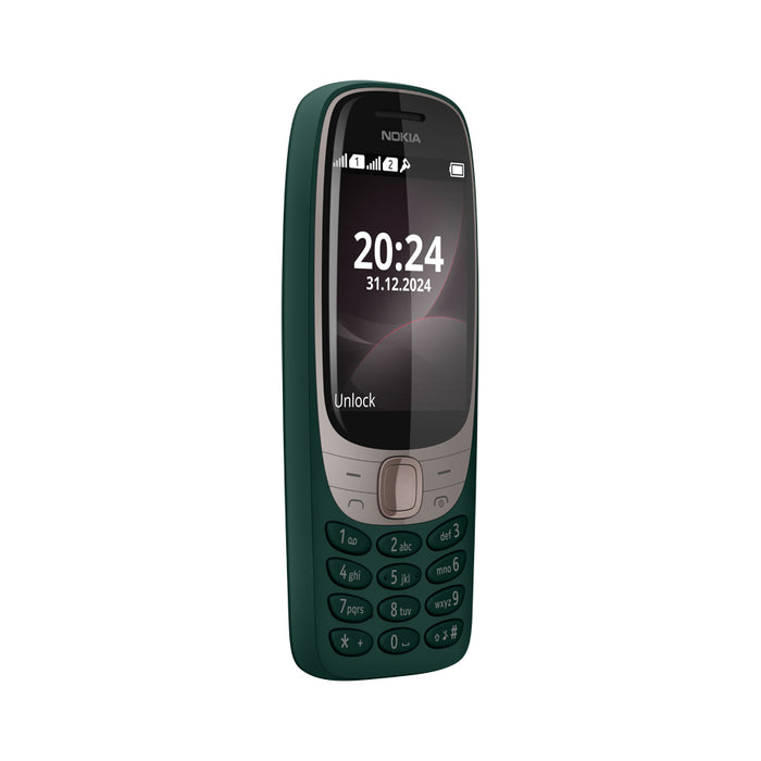 Мобилен телефон GSM NOKIA 6310 2025 DUAL GREEN 2.80 ", ЗАДНА КАМЕРА 0.30 MPx