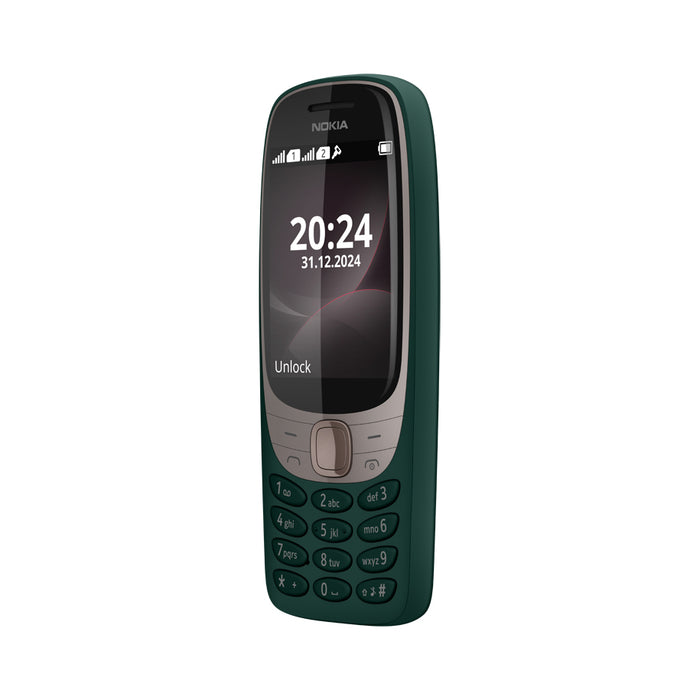 Мобилен телефон GSM NOKIA 6310 2025 DUAL GREEN 2.80 ", ЗАДНА КАМЕРА 0.30 MPx
