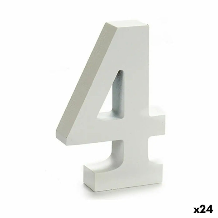 Номера Pincello 1711067 4 Бял 2 x 16 x 14,5 cm (24 броя)