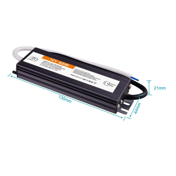 LED ДРАЙВЪР МЕТАЛЕН 60W IP67 LIGHTEX