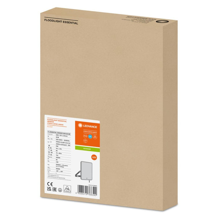 LED ПРОЖЕКТОР ESSENTIAL СЕНЗОР 50W 4000К