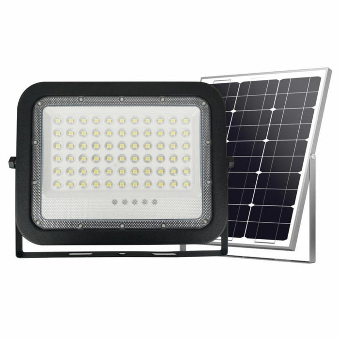 LED ПРОЖЕКТОР 3000LM СЪС СОЛАРЕН ПАНЕЛ