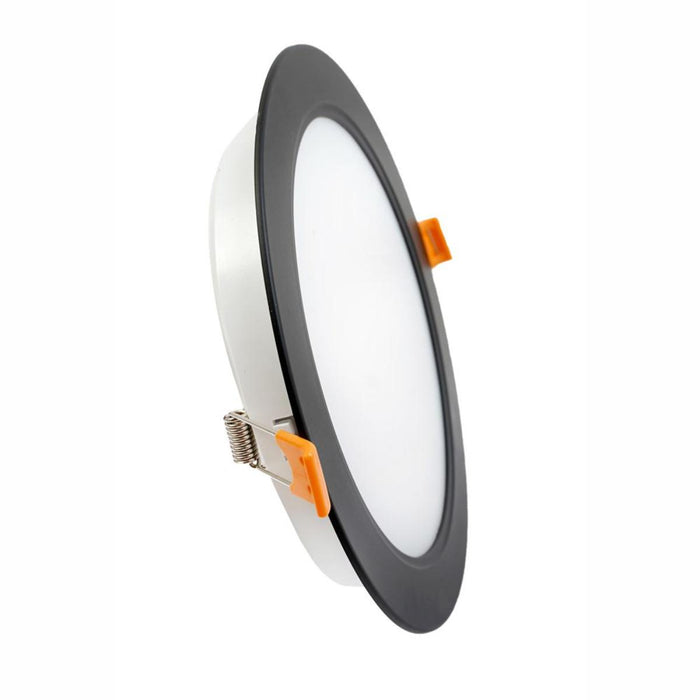 LED ЛУНА CARO ЧЕРНА 12W IP54 CCT 960LM