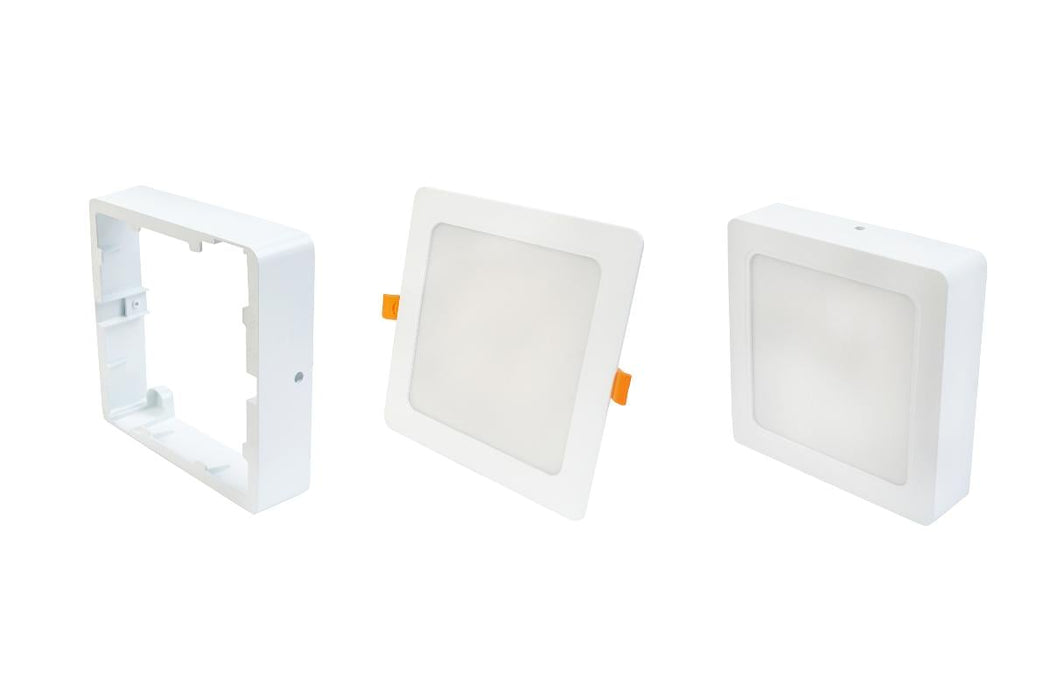 LED ЛУНА CARO БЯЛ 18W IP54 CCT 1440LM КВ