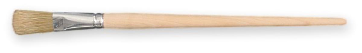 ЧЕТКА БЯЛ КОСЪМ ДЪРВЕНА ДРЪЖКА РАЗМЕР 16