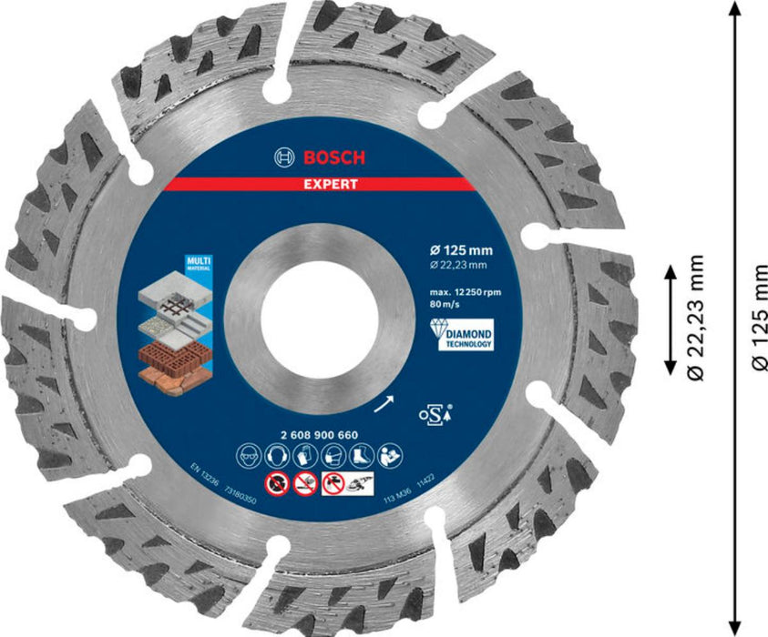 ДИСК ДИАМAНТЕН 125MM BOSCH EXPERT MULTI