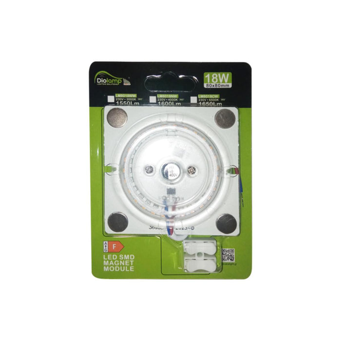 LED ПЛАТКА, 8сm/8сm, 18W 1600Lm, 4000K