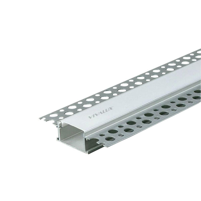 АЛУМ.ПРОФИЛ ЗА LED ЛЕНТИ 6,1Х1,4Х200СМ