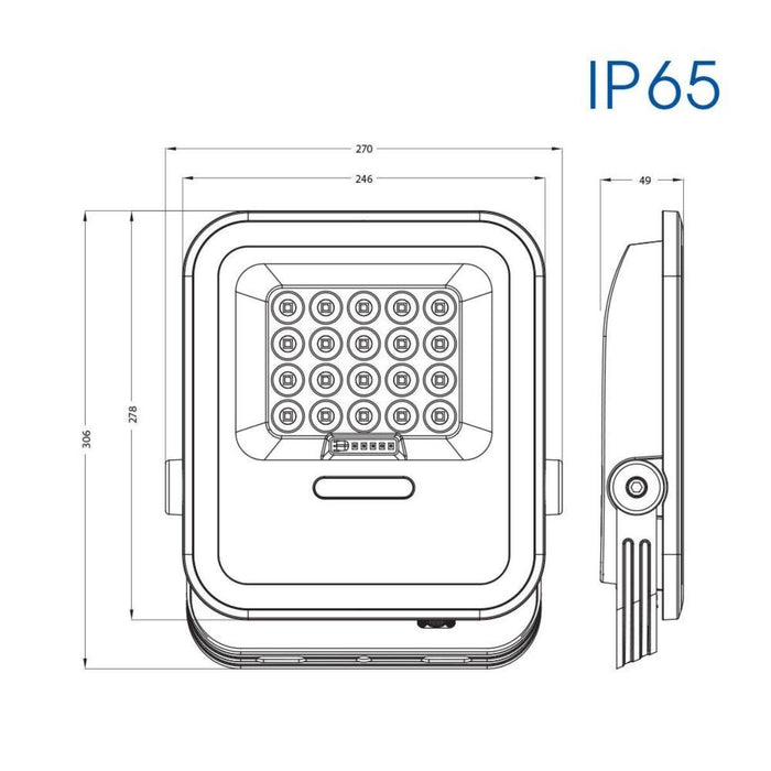 LED СОЛАРЕН ПРОЖЕКТОР HECTOR 200W 6400К