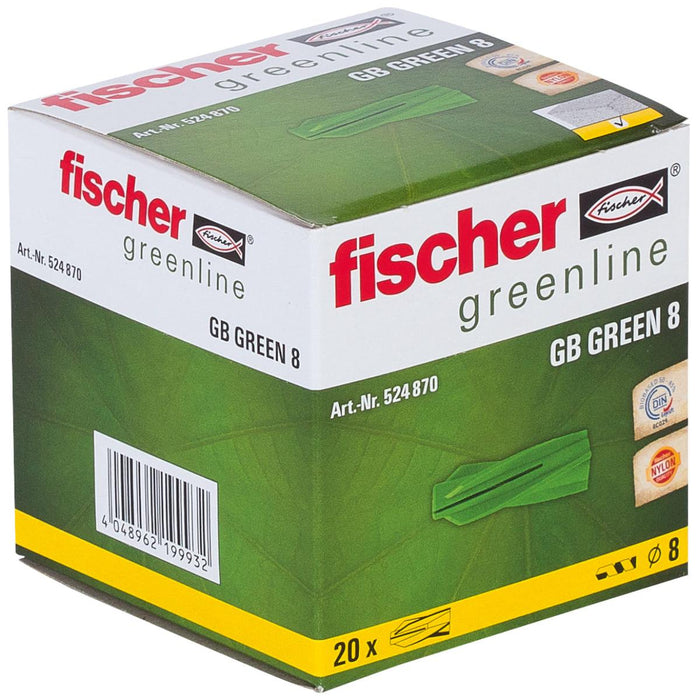 ДЮБЕЛ ЗА ГАЗОБЕТОН GB GREEN 8