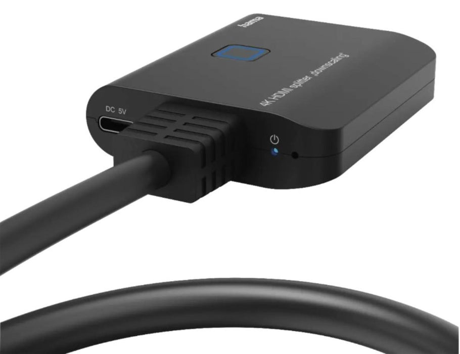 СПЛИТЕР 4K HDMI 1 ВХОД 2 ИЗХОДА HAMA