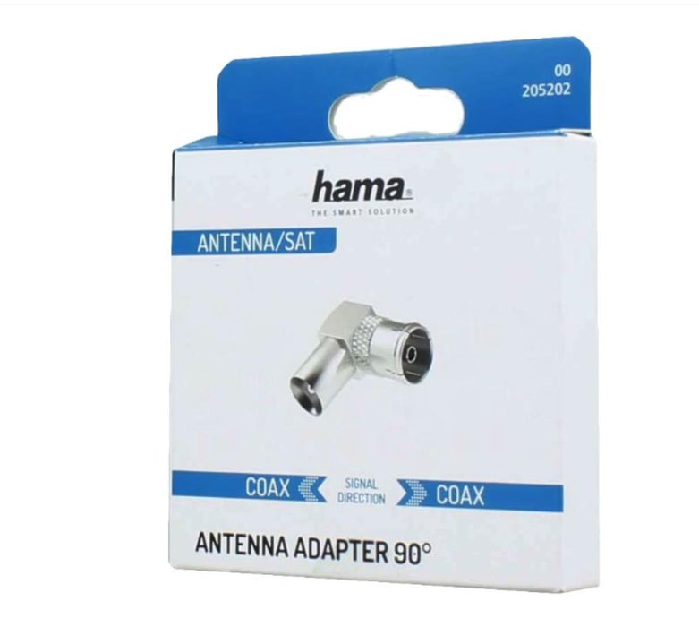 АДАПТЕР ЗА АНТЕНА КОАКС 90° МЪЖКО-ЖЕНСКО