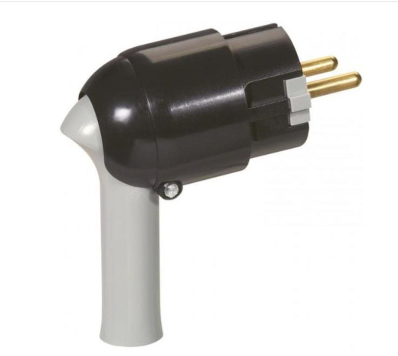 ЩЕПСЕЛ 2P+E 16A 230V ЧЕРНО/СИВ LEGRAND