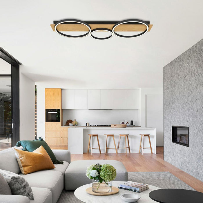 LED ПЛАФОН MATTEO 32W 3000-6400K ЧЕРНО