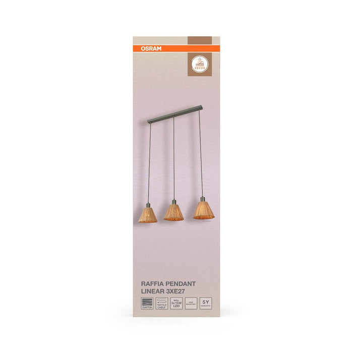 ПОЛИЛЕЙ DECOR RAFFIA LINEAR 3XE27 КАФЯВ