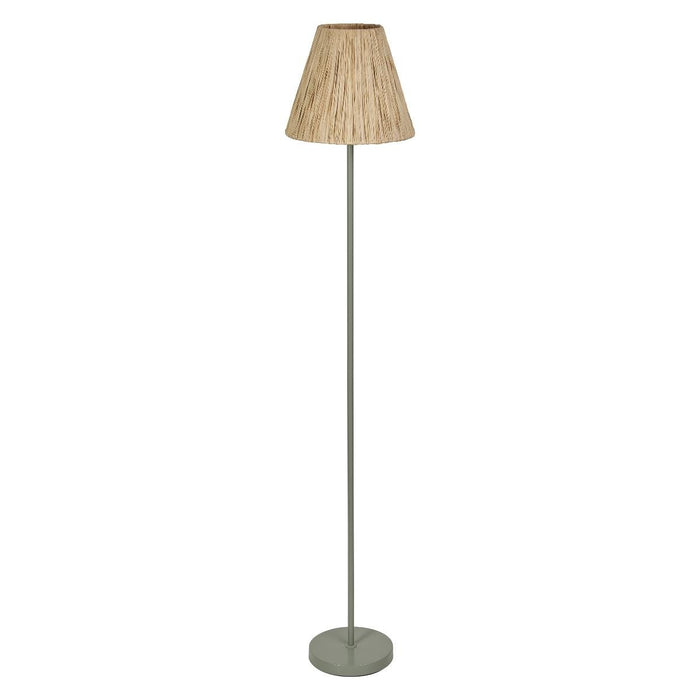 СТОЯЩА ЛАМПА DECOR RAFFIA E27 КАФЯВО