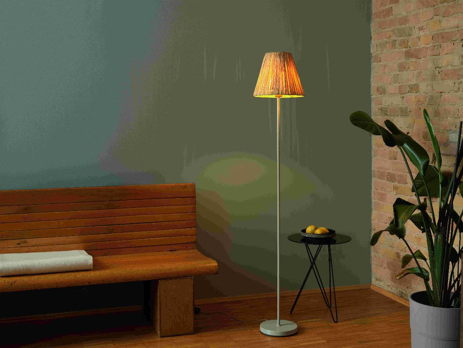 СТОЯЩА ЛАМПА DECOR RAFFIA E27 КАФЯВО
