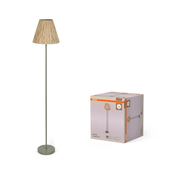 СТОЯЩА ЛАМПА DECOR RAFFIA E27 КАФЯВО