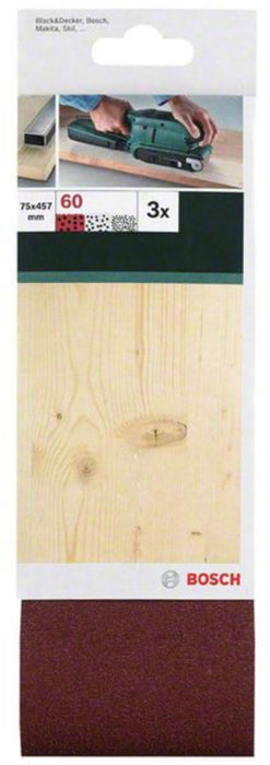 ШКУРКИ 75Х457 К80 3 БРОЯ ЛЕНТОВ ШЛАЙФ