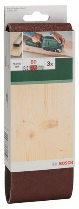 ШКУРКИ 75Х457 К150 3 БРОЯ ЛЕНТОВ ШЛАЙФ