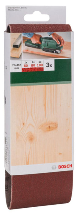 ШКУРКИ 75Х457 К80 ЛЕНТОВ ШЛАЙФ 3 БРОЯ