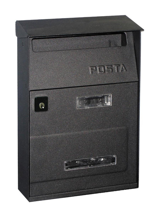 ПОЩЕНСКА КУТИЯ POSTA3 ЧЕРНА 325/215/87
